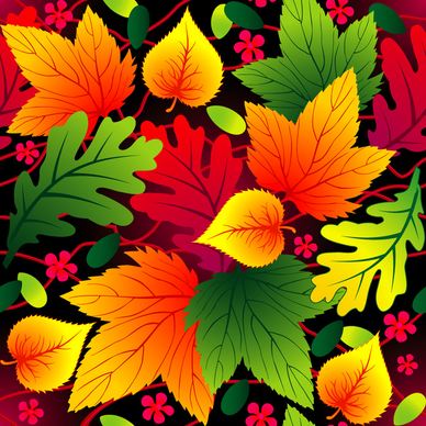 vector leaf background