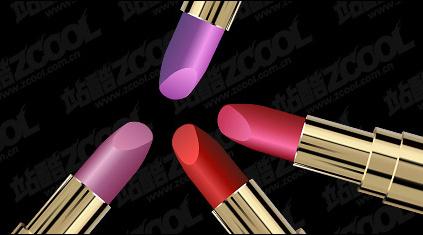 Vector lipstick texture material