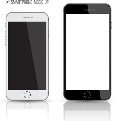 vector modern mobile template design