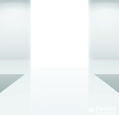 vector of interior gallery backgrounds set