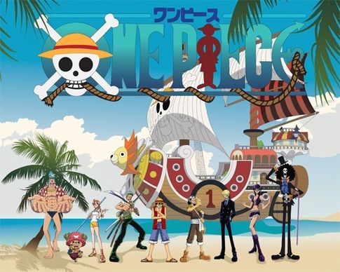 vector one piece straw hat pirates family portrait