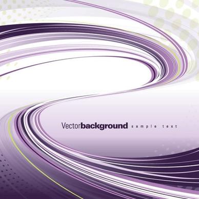 technology background violet dynamic curved lines decor