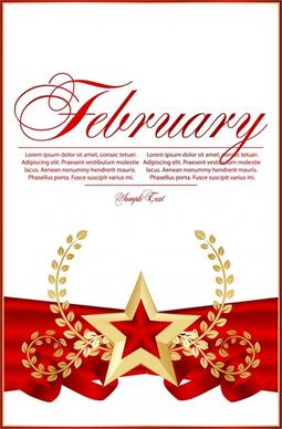 anniversary banner dynamic shiny red gold star wreath