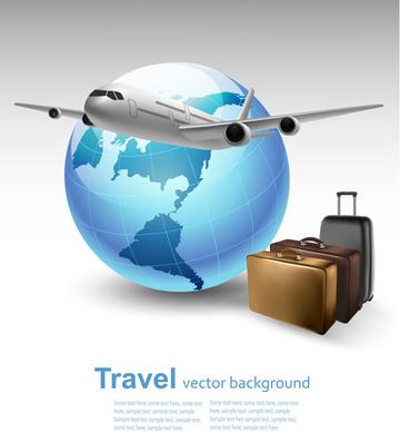 vector set of world travel design graphics