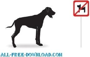 Vector Silhouettes  Dogs