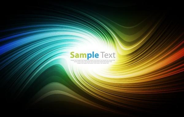 vector smooth colorful abstract background