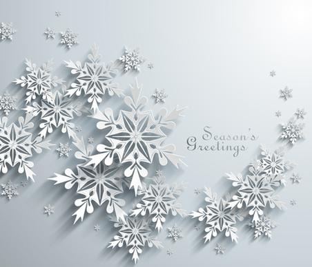 vector snowflake creative background design