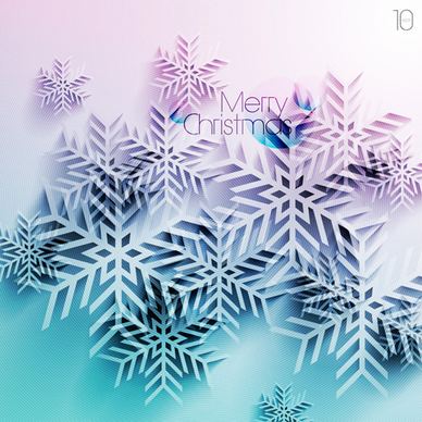 vector snowflake creative background design