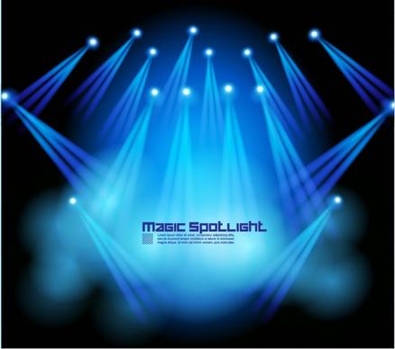 vector spotlights stage lighting effects