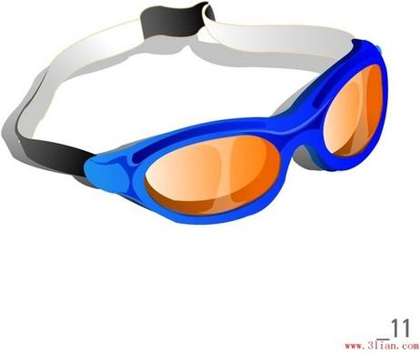 vector swimming goggles
