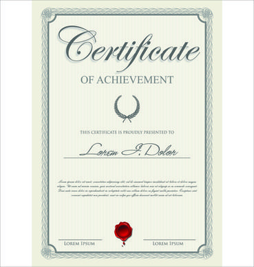 vector template certificates design graphics