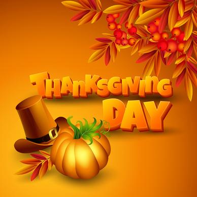 vector thanksgiving day art background