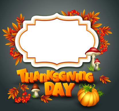 vector thanksgiving day art background