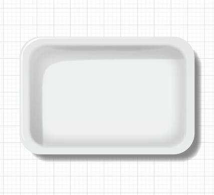 vector tray design template