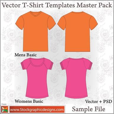 Vector T-Shirt Templates