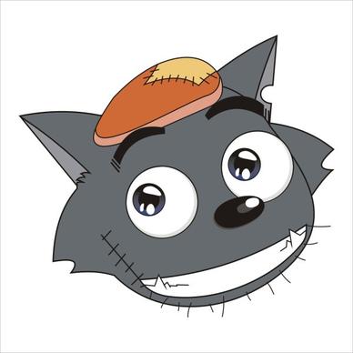 vector wolf avatar