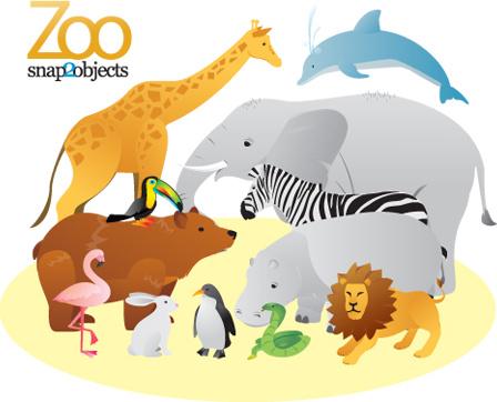 vector zoo animals