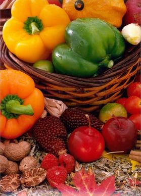 vegetables paprika colorful