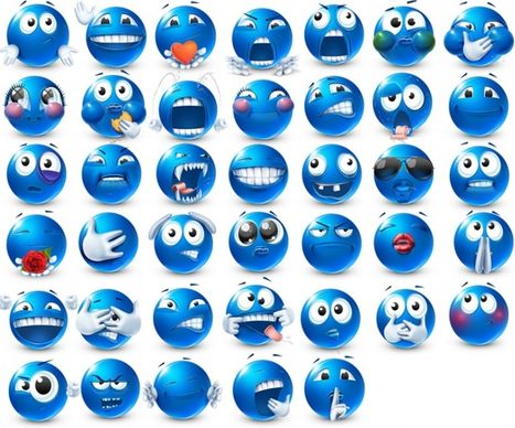 Very emotional emoticons 2 icons pack