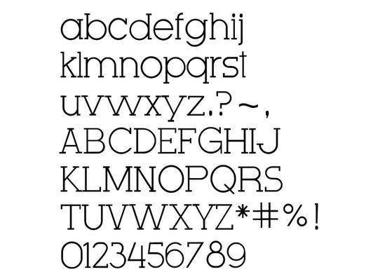 Very Fine Serif