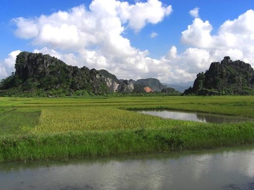 vietnam landscape sky