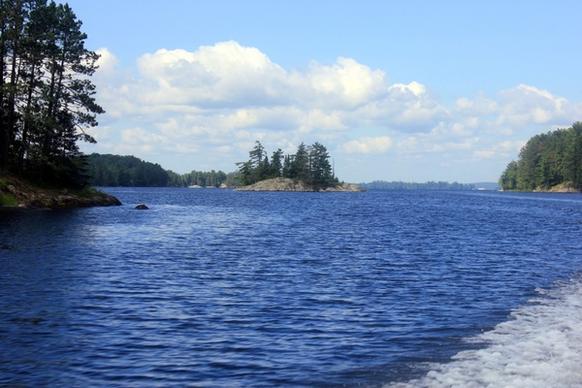 view from the cove at voyaguers national park minnesota