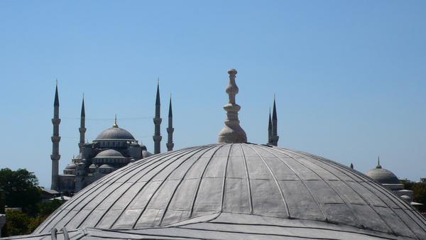 view from the hagia sophia