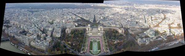view from the top of the eiffel tower in paris