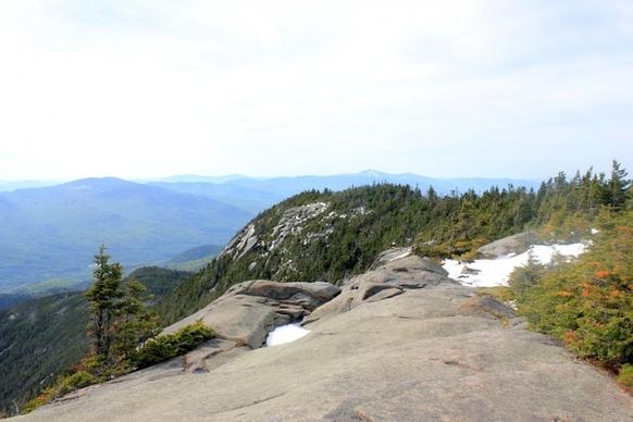 view of another summit in the adirondack mountains new york