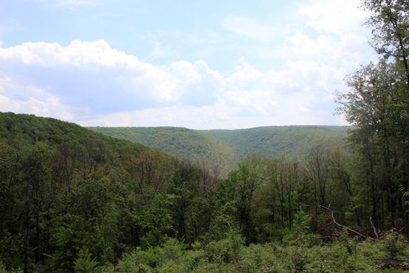 view of the hills in pennsylvania