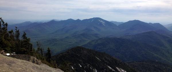 view of the other high peaks in the adirondack mountains new york