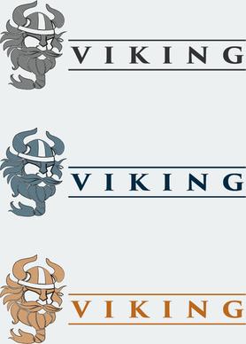 viking logo design template