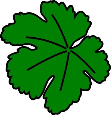 Vine-leaf clip art