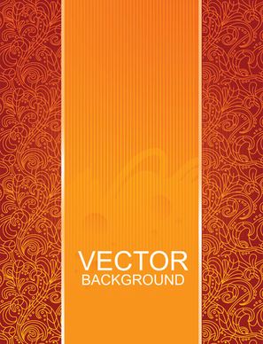 vintage backgrounds with floral vector graphic