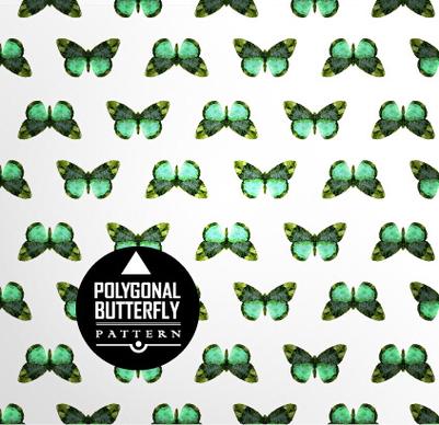 vintage butterflies seamless pattern vector
