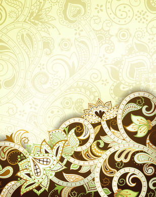 vintage decorative pattern background graphics vector