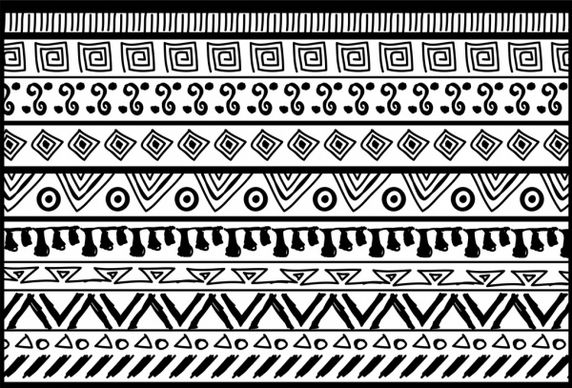 vintage pattern background repeating tribal style decoration