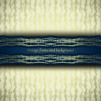 vintage seamless luxury pattern background vector