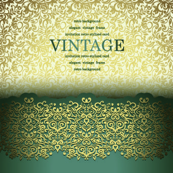 vintage seamless luxury pattern background vector