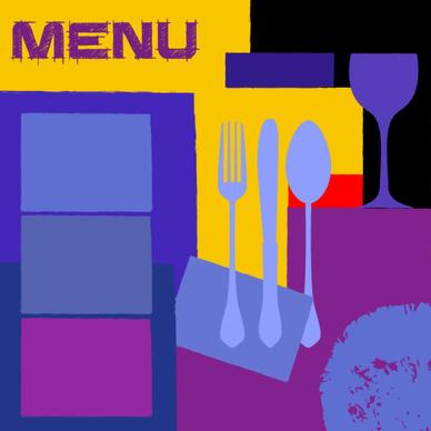 vintage style restaurant menu cover vector
