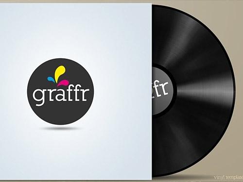 Vinyl Cover Free PSD Template