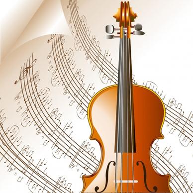 music background violin music notes page decor