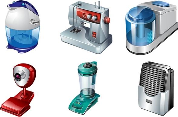 vista electrical appliances icons pack