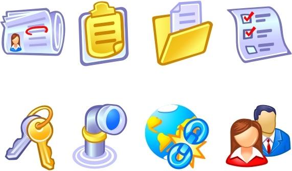 Vista Style Business and Data Icons icons pack