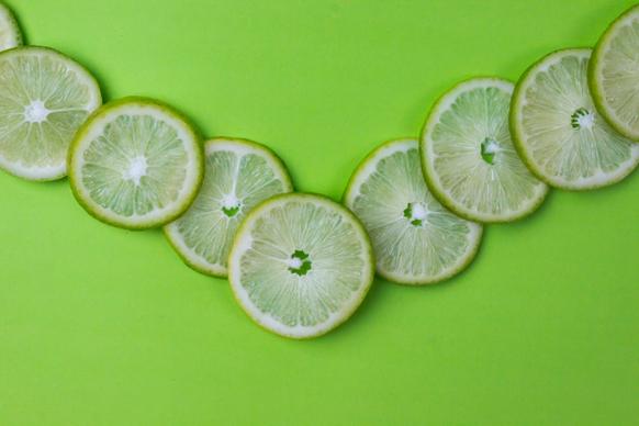 vitamin backdrop elegant realistic lemon slices