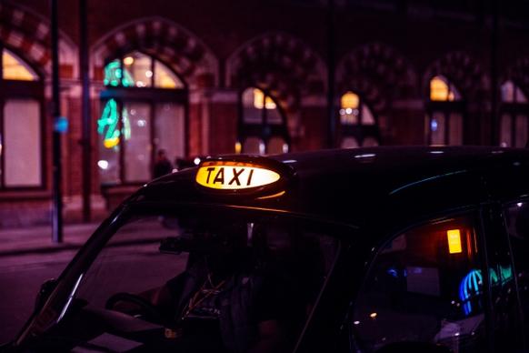 waiting london taxi