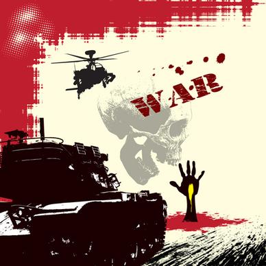 war design elements illustration vector graphic