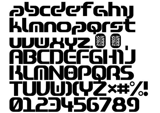 Tech font