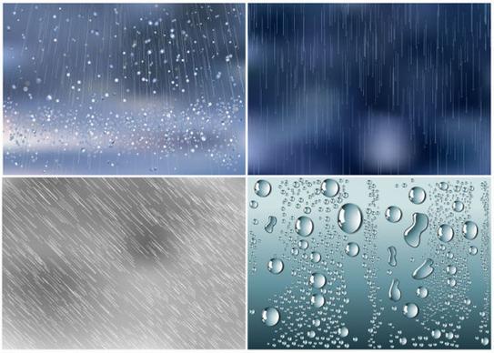 water droplets background vector