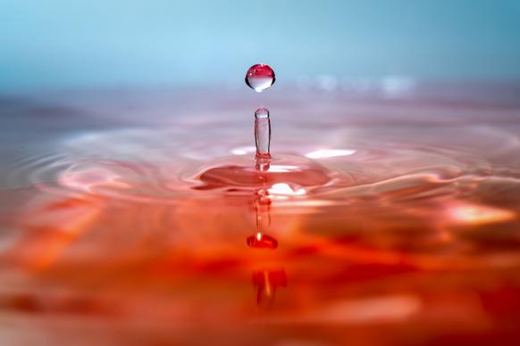 water surface movement picture elegant dynamic droplets closeup 